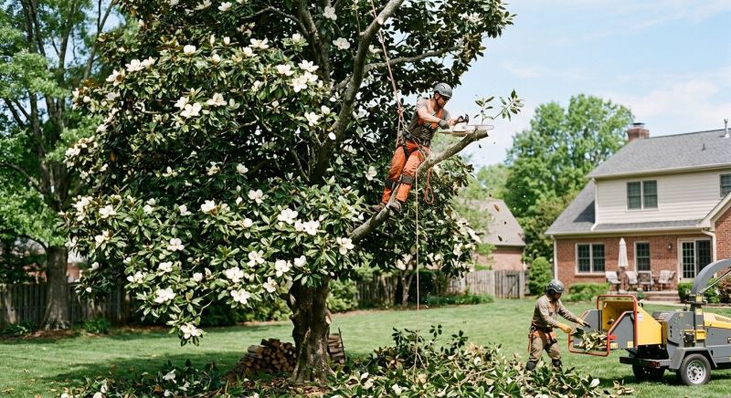 Magnolia Tree Pruning in Doylestown, PA