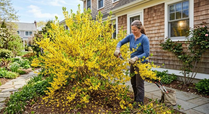 Azalea Pruning in Rockwall, TX