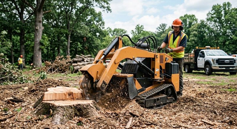 Commercial Stump Grinding in Doylestown, PA