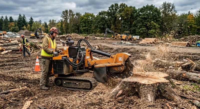 Commercial Stump Grinding in Pottstown, PA
