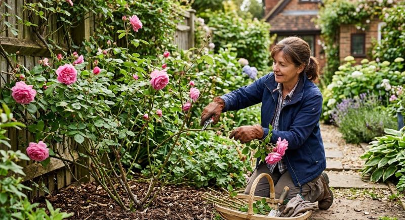 Knockout Roses Pruning in Aiken, SC