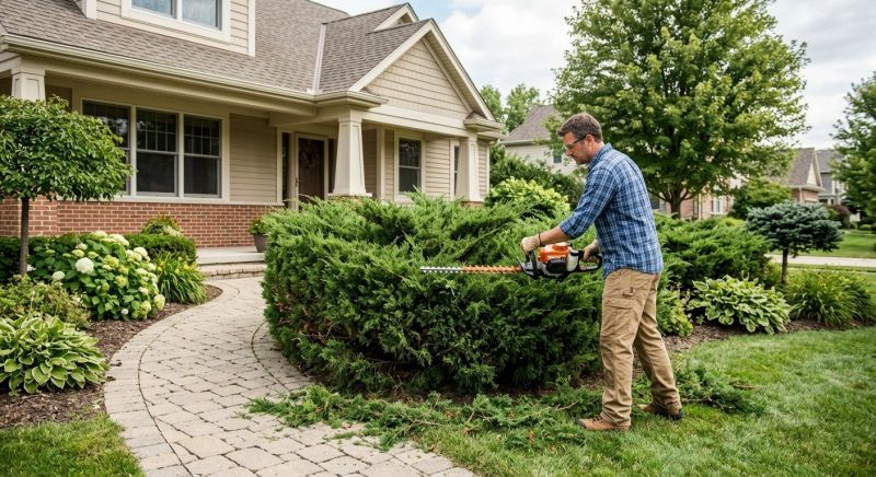 Shrub Pruning in Aiken, SC