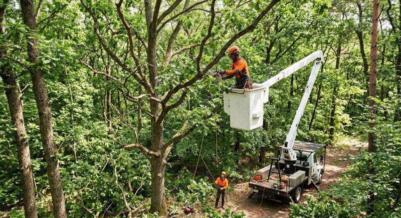 Tree Canopy Thinning in Doylestown, PA